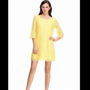 PRICEDROP NWOT Sexy laced yellow LondonTimes dress